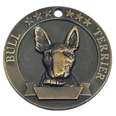 Medalion Bull Terrier personalizat gratuit