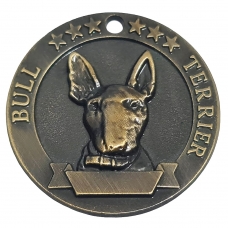 Medalion Bull Terrier personalizat gratuit