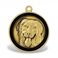 Medalion Golden-Ciobanesc personalizat gratuit