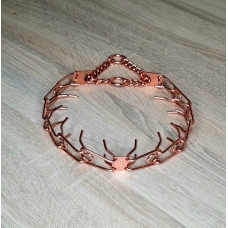 LICHIDARE DE STOC. ZGARDA DE FORTA SK9, 58CM, OTEL INOX 3 MM, CULOARE ROSE-GOLD, PENTRU DRESAJ ULTRA-PLUS
